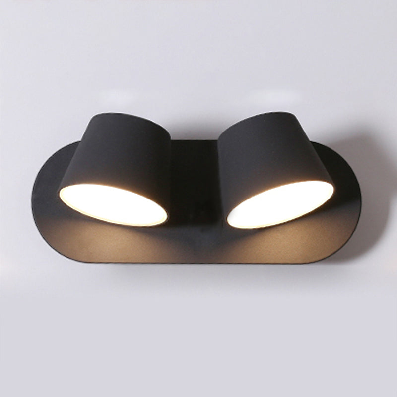 Tombra geométrica Discina de pared de metal Moderia Multi luces Multi Luz de pared Luz