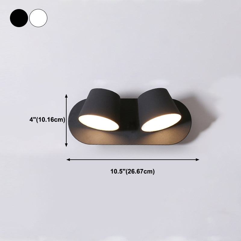 Tombra geométrica Discina de pared de metal Moderia Multi luces Multi Luz de pared Luz