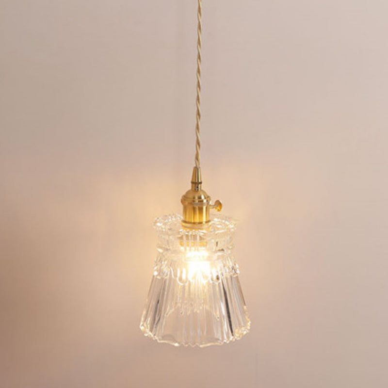 Creative Glass Shade Wall Light Fixture Modern Style Wall Sconce Light for Living Room