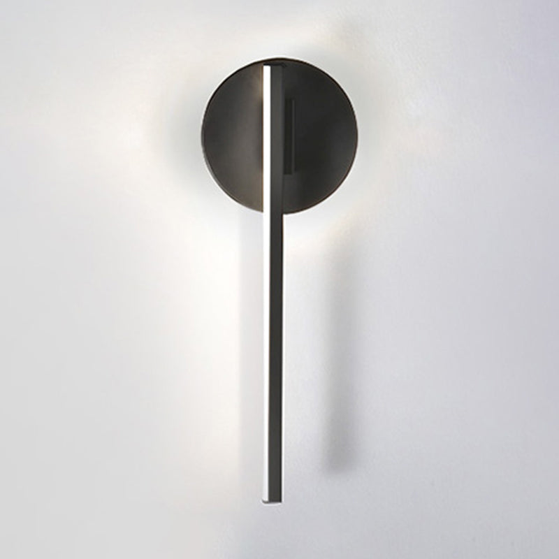 Iluminación de pared de forma de tira lámpara de aplastamiento de metal de estilo moderno 1 para sala de estar