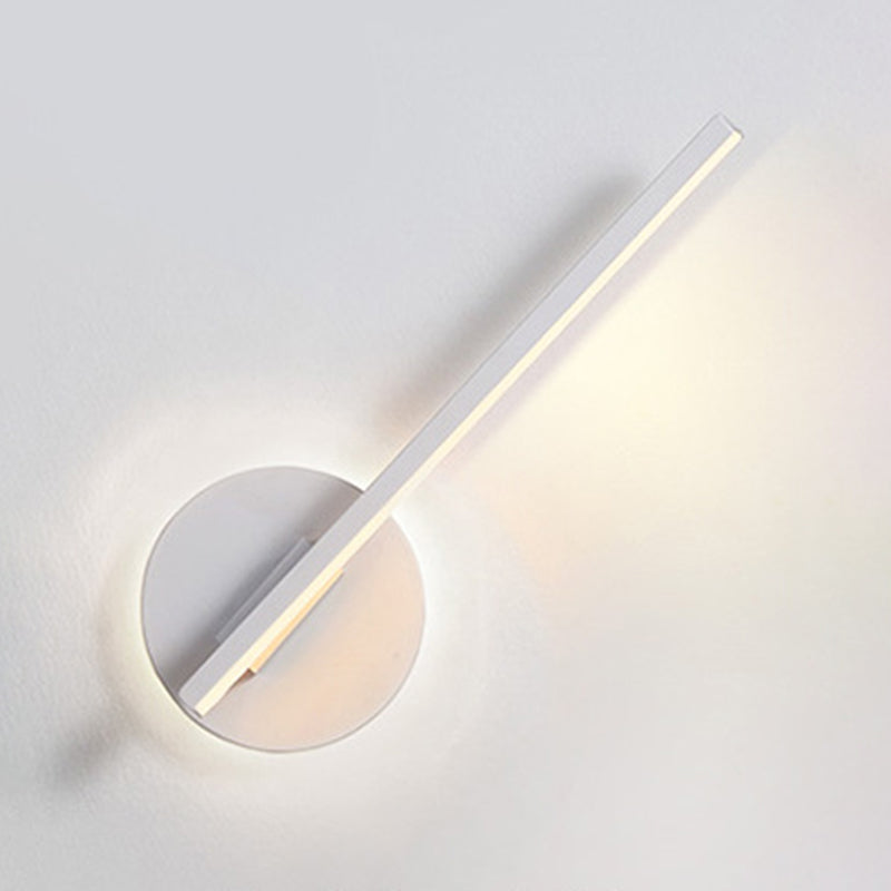 Iluminación de pared de forma de tira lámpara de aplastamiento de metal de estilo moderno 1 para sala de estar