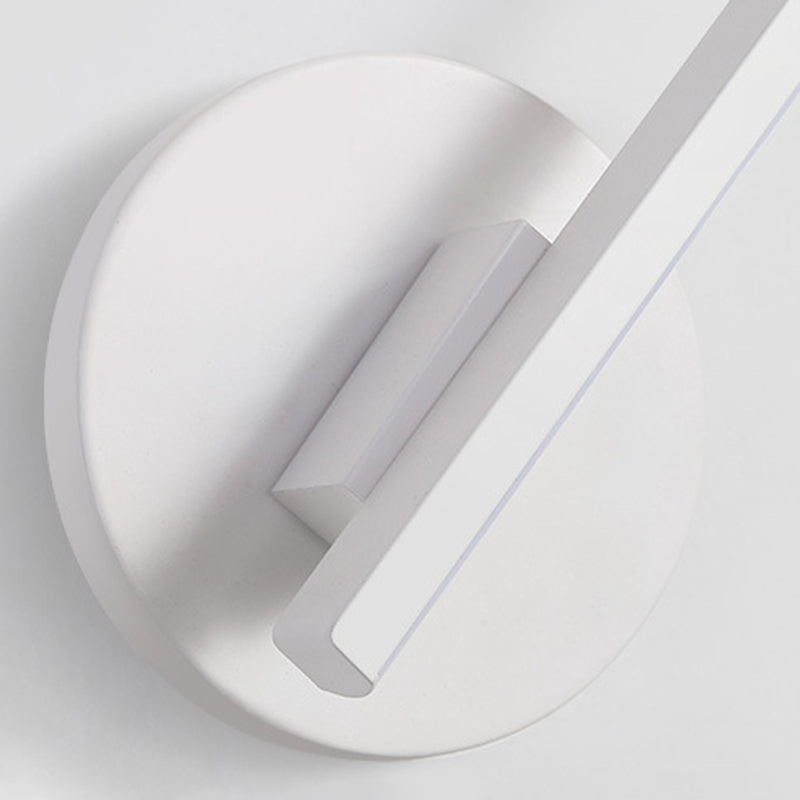 Iluminación de pared de forma de tira lámpara de aplastamiento de metal de estilo moderno 1 para sala de estar