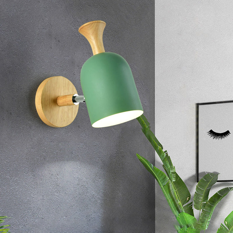 Geometric Shape Metal Wall Light Nordic Macarons 1 Light Wall Mount Light