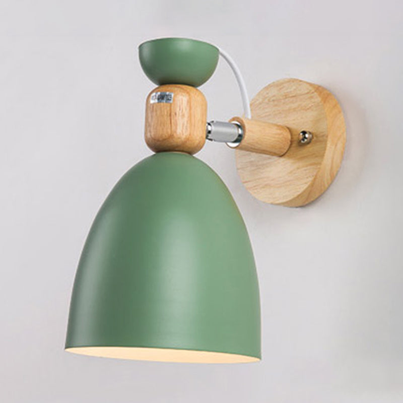 Geometric Shape Metal Wall Light Nordic Macarons 1 Light Wall Mount Light