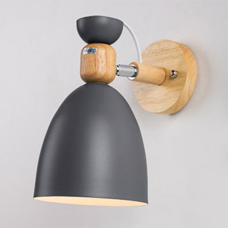 Geometric Shape Metal Wall Light Nordic Macarons 1 Light Wall Mount Light