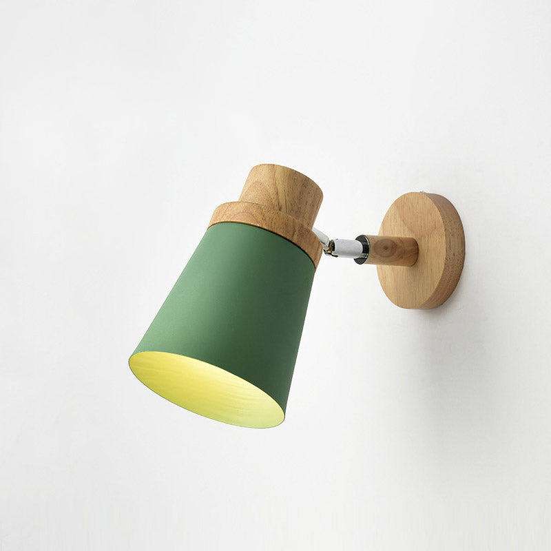 Geometric Shape Metal Wall Light Nordic Macarons 1 Light Wall Mount Light