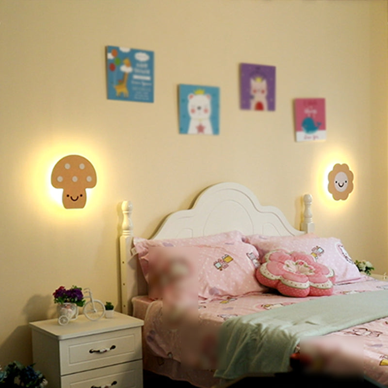 Luz de pared de forma única de estilo moderno poliéster 1 luces de montaje de pared de 1 luces