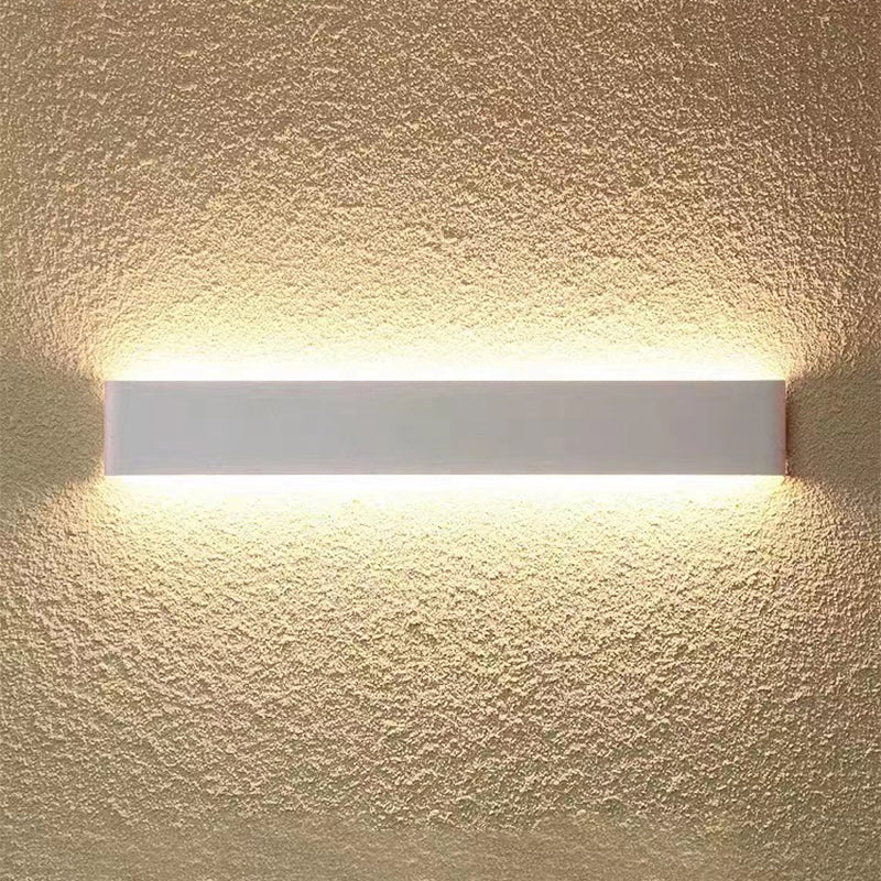 Metal Square Shape Wall Light Modern Style 1 Light Wall Mount Light