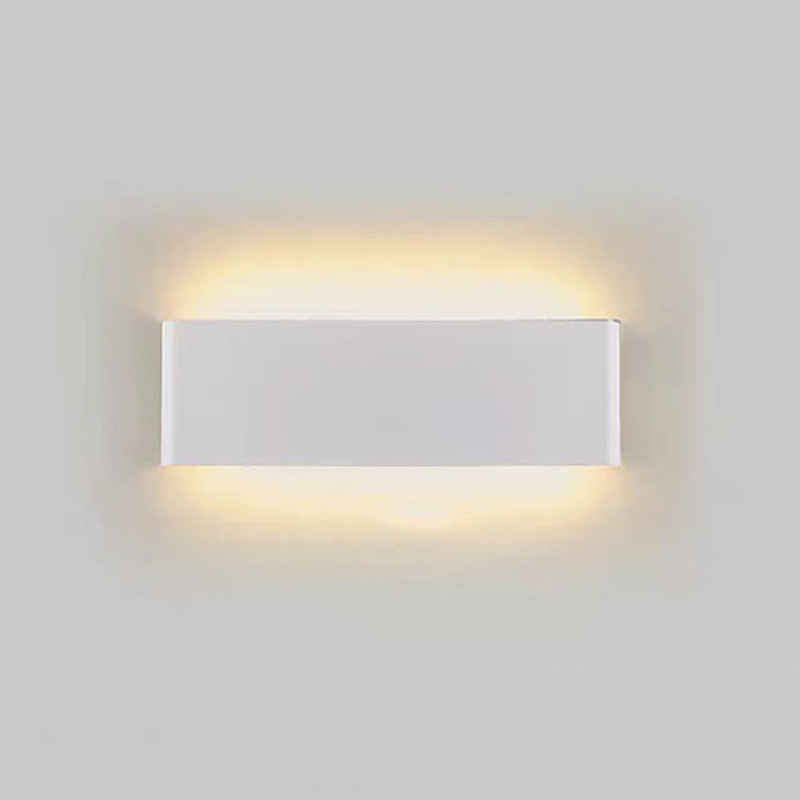 Metal Square Shape Wall Light Modern Style 1 Light Wall Mount Light