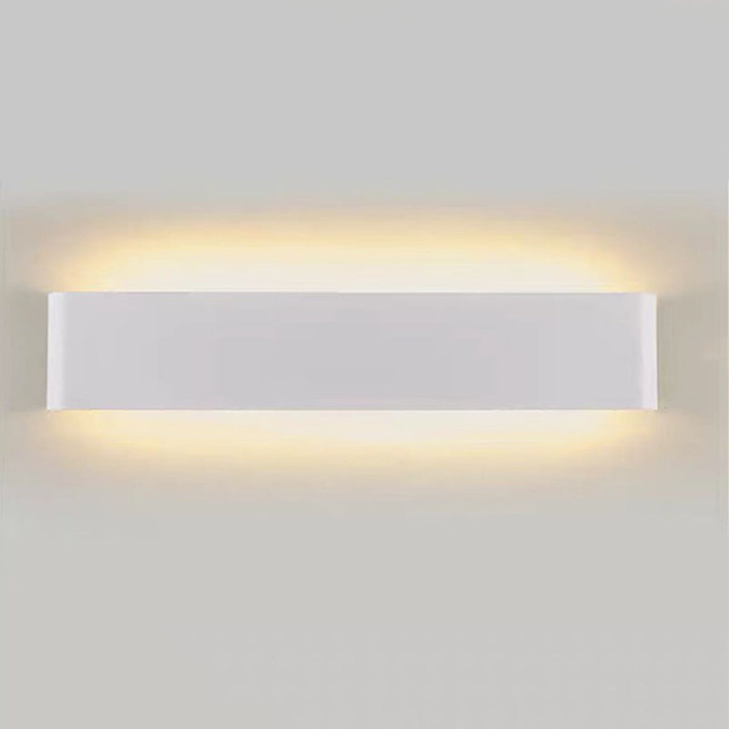 Metal Square Shape Wall Light Modern Style 1 Light Wall Mount Light