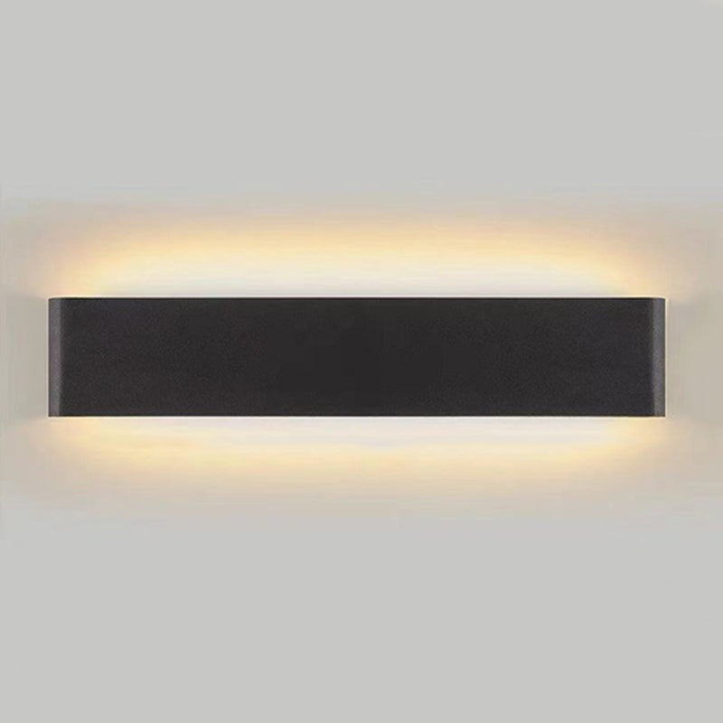Metal Square Shape Wall Light Modern Style 1 Light Wall Mount Light