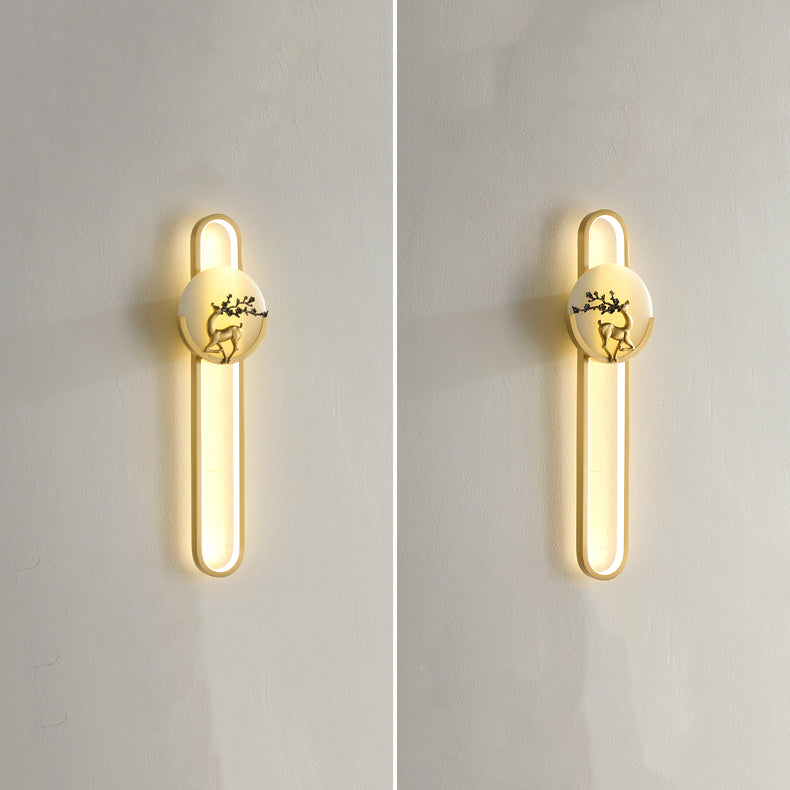 Luminaire mural en marbre moderne applique de lumière murale pour le salon