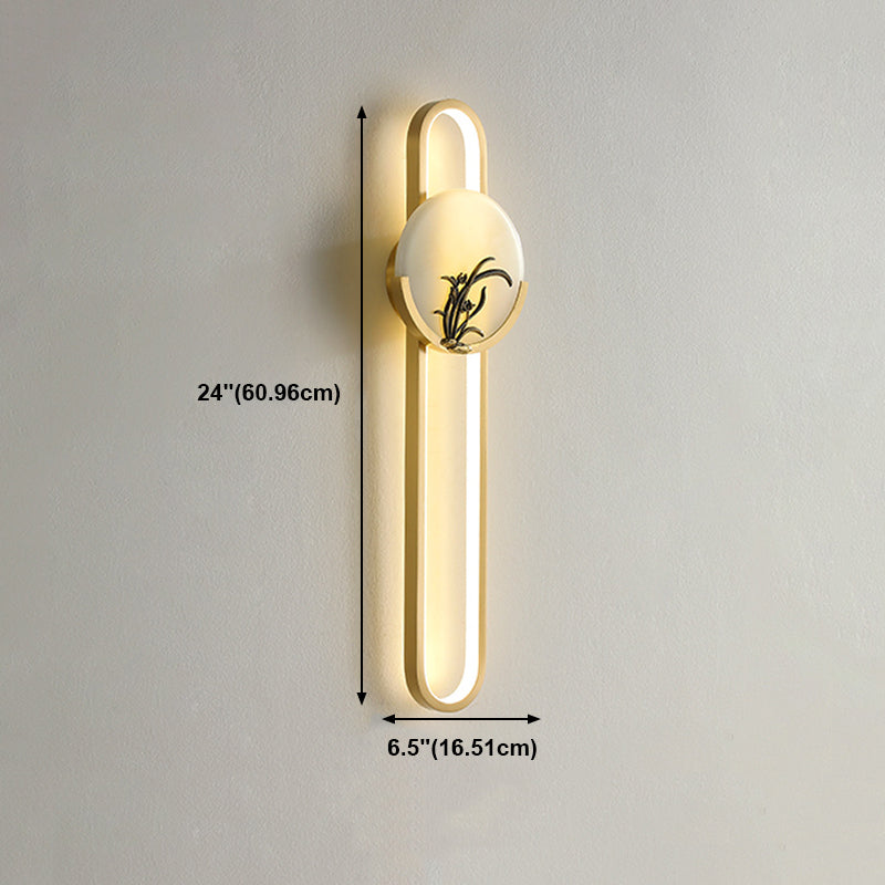 Luminaire mural en marbre moderne applique de lumière murale pour le salon