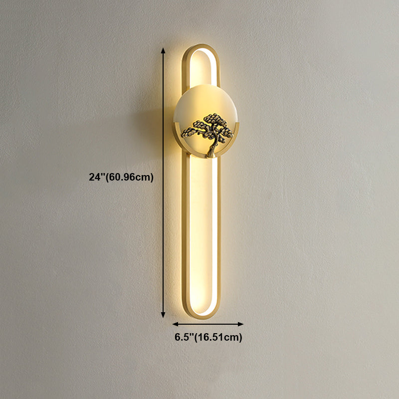 Luminaire mural en marbre moderne applique de lumière murale pour le salon