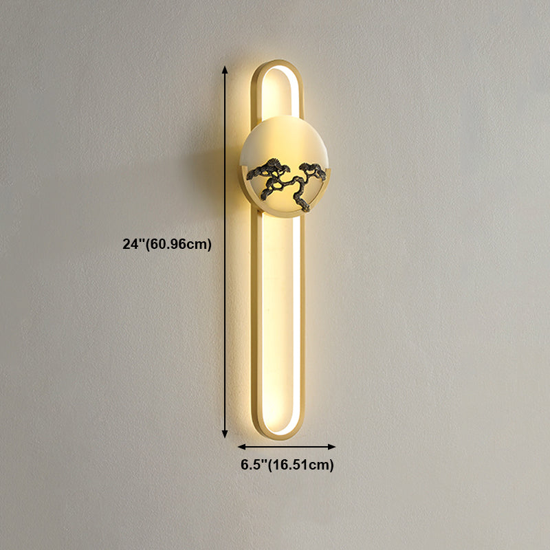 Luminaire mural en marbre moderne applique de lumière murale pour le salon