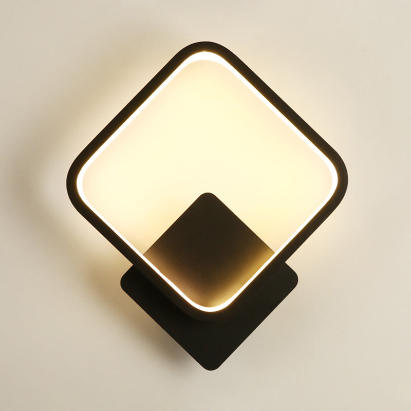 Creative Metal Wall Light Modern Geometric Wall Light Sconce for Bedroom