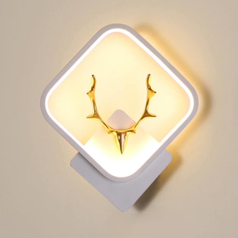 Créative Metal Mur Light moderne Geometric Wall Light Sconce pour chambre à coucher