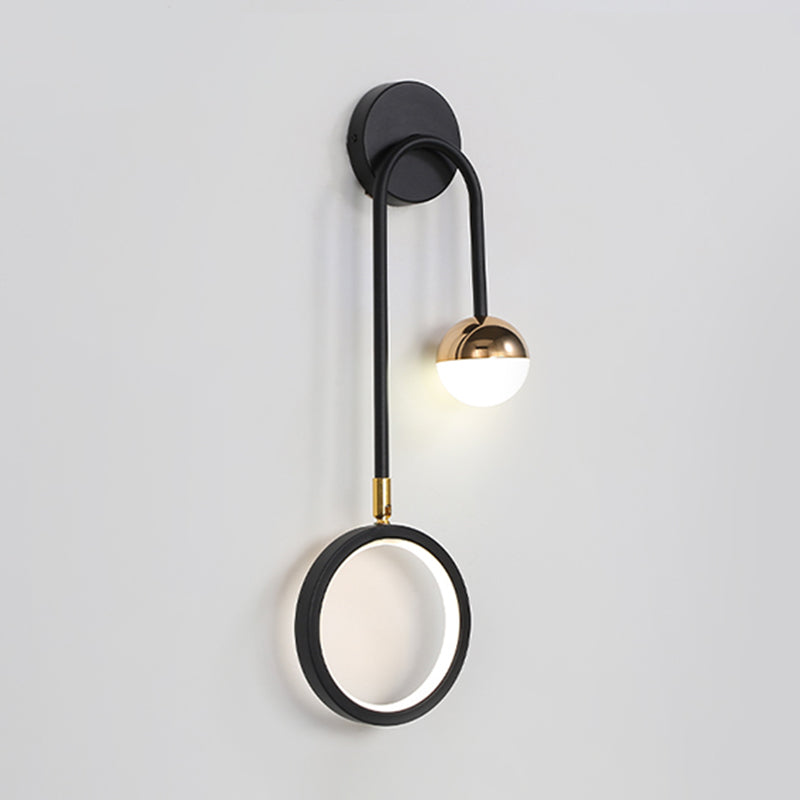 Créative Metal Mur Light moderne Geometric Wall Light Sconce pour chambre à coucher