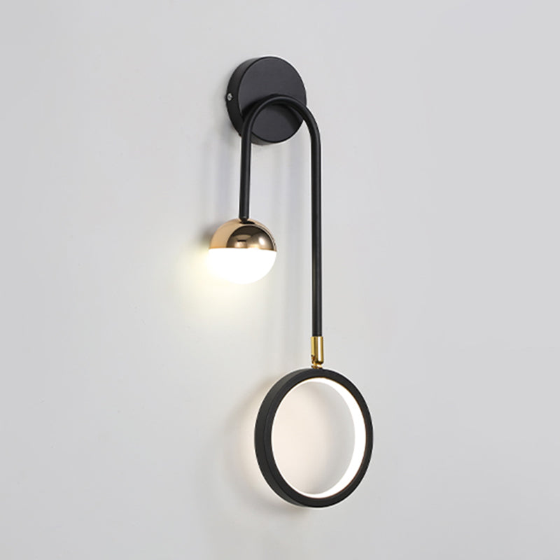 Créative Metal Mur Light moderne Geometric Wall Light Sconce pour chambre à coucher