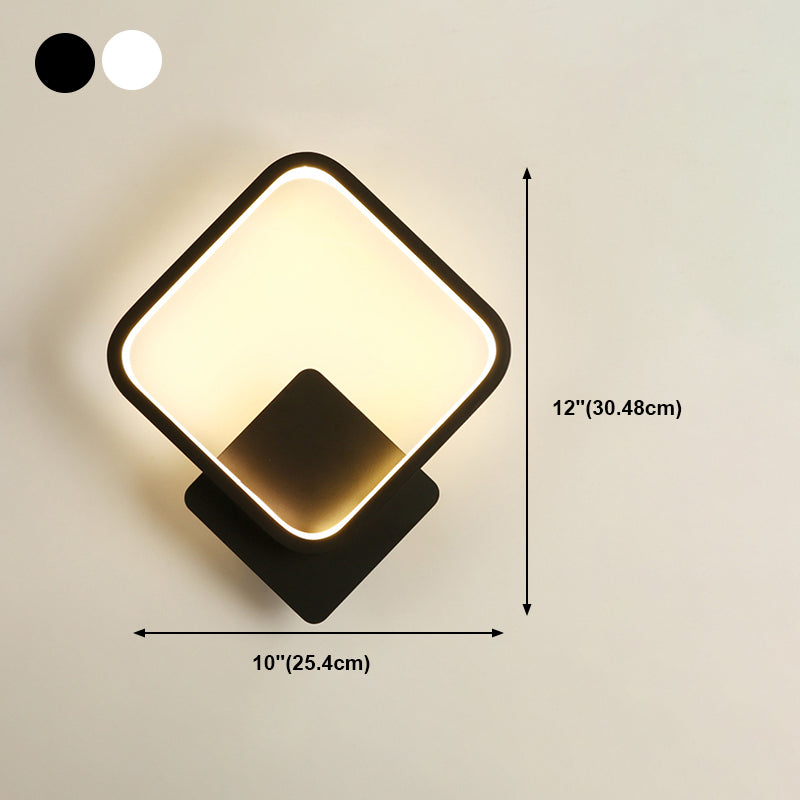 Créative Metal Mur Light moderne Geometric Wall Light Sconce pour chambre à coucher