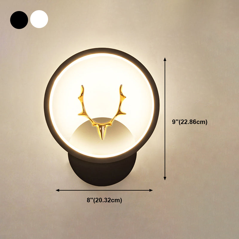 Créative Metal Mur Light moderne Geometric Wall Light Sconce pour chambre à coucher