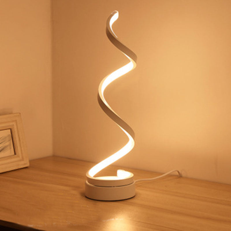 Eenvoudstijl tafel licht metalen slaapkamer led nachttafel lamp