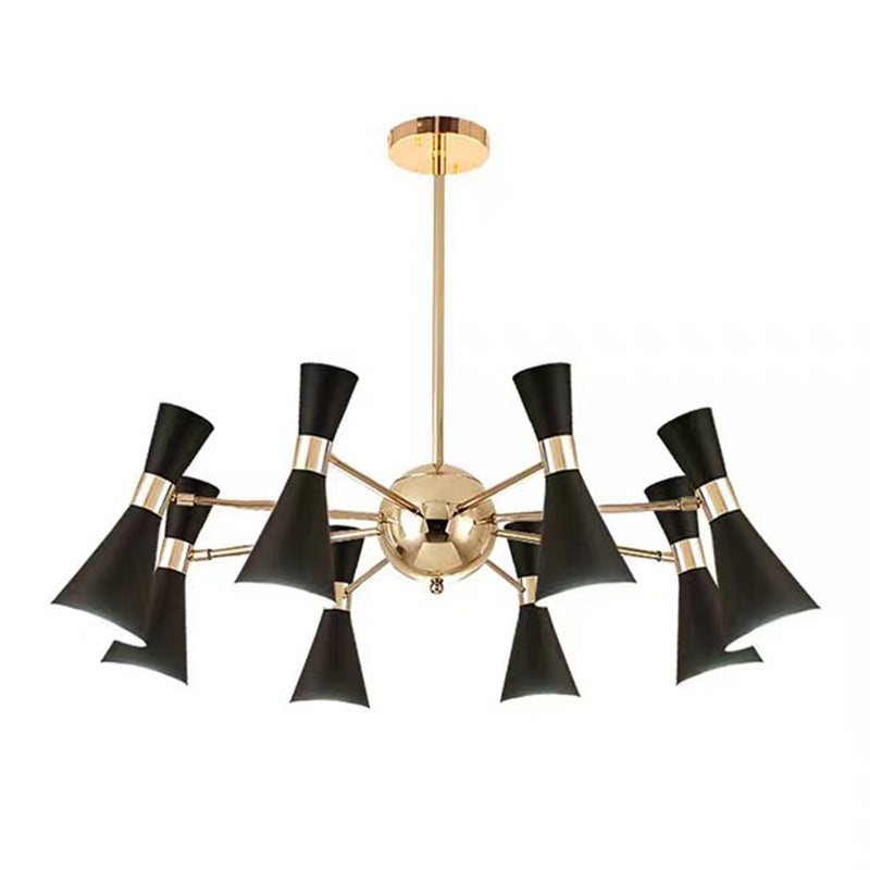 Postmodern Style Metal Pendant Light Living Room Multi-Light Chandelier