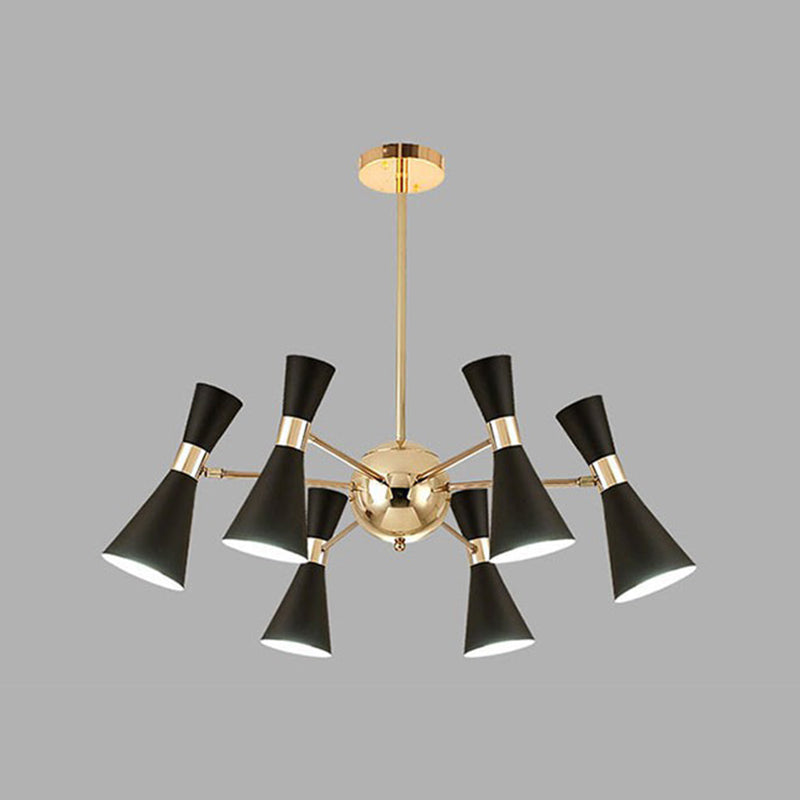 Postmodern Style Metal Pendant Light Living Room Multi-Light Chandelier