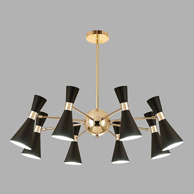 Postmodern Style Metal Pendant Light Living Room Multi-Light Chandelier