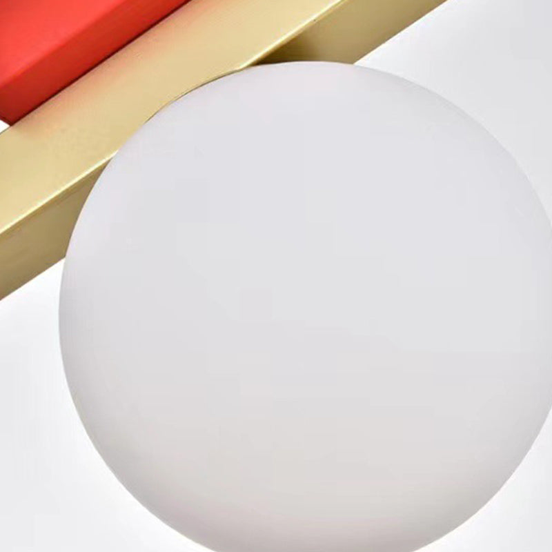 Pendentif en forme de globe coloré