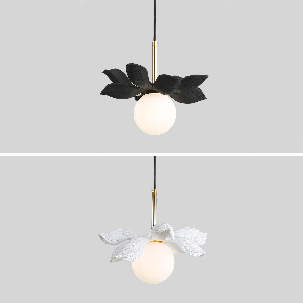 Forme unique suspendue Light Modern Style Metal 1 Light Prowing Lampe pour salle à manger