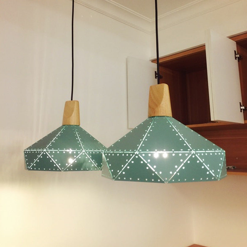 Geométric Hanging Lights Modern Style Metal 1 Kit d'éclairage léger pour le salon
