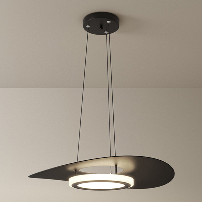 Lámpara de aluminio con lámpara LED moderna con estilo de aluminio.