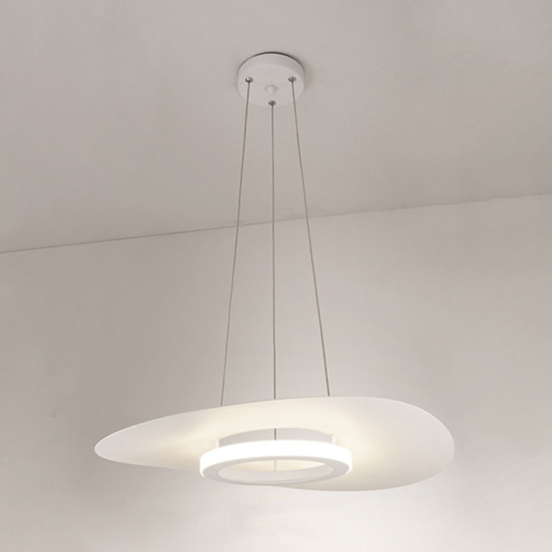 Lámpara de aluminio con lámpara LED moderna con estilo de aluminio.