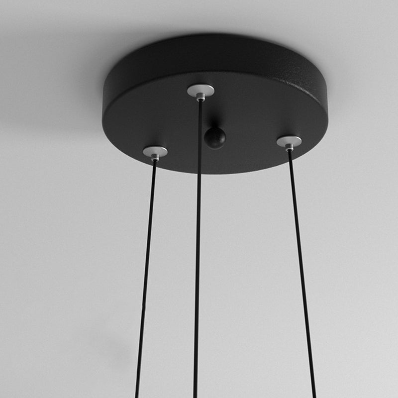 Lámpara de aluminio con lámpara LED moderna con estilo de aluminio.