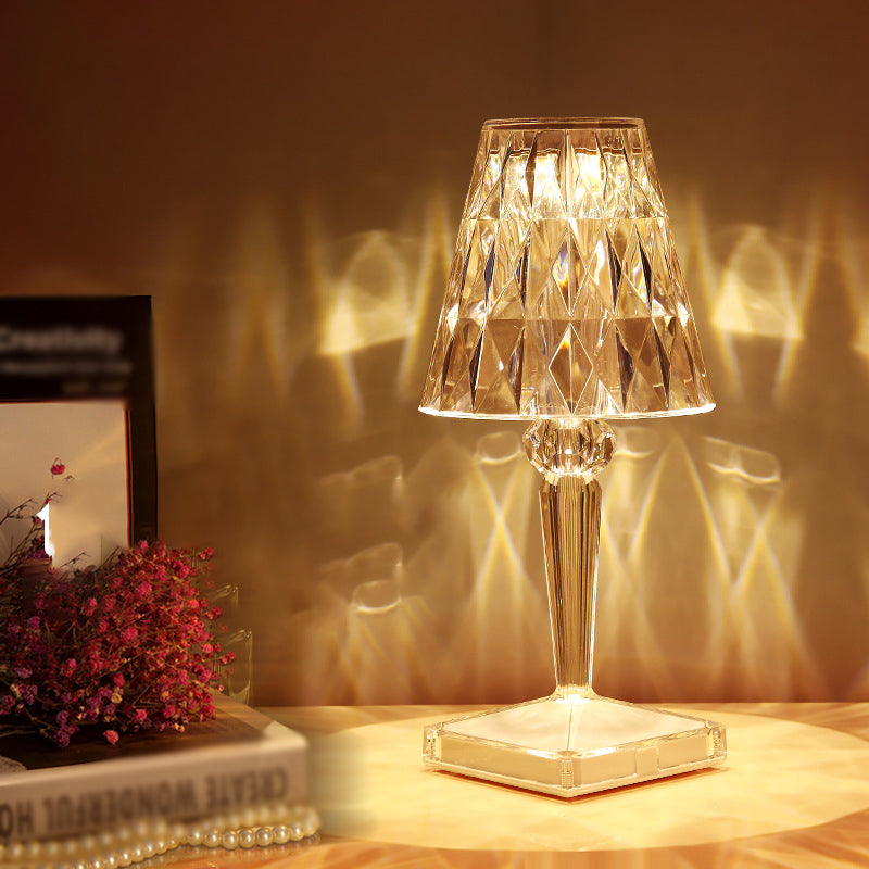 Geometrie vorm tafellamp moderne stijl metaal met één lichttafel licht