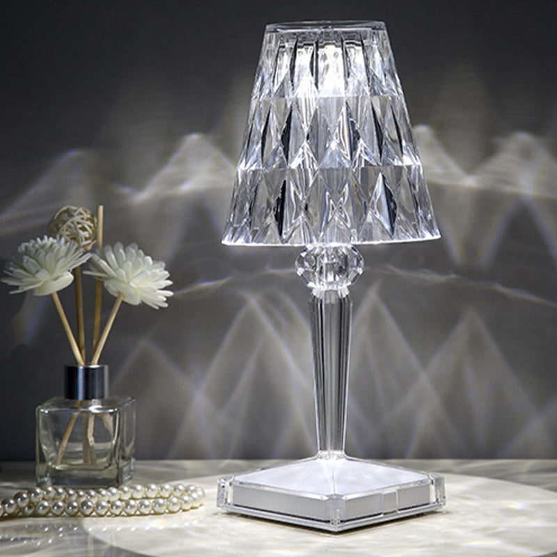 Geometrie vorm tafellamp moderne stijl metaal met één lichttafel licht