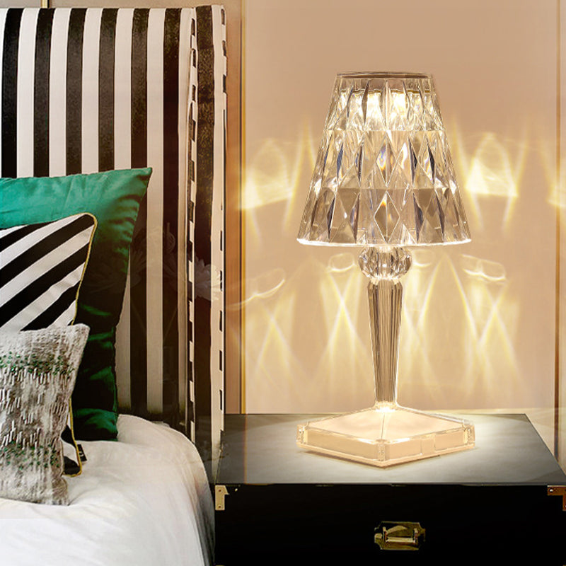 Geometrie vorm tafellamp moderne stijl metaal met één lichttafel licht