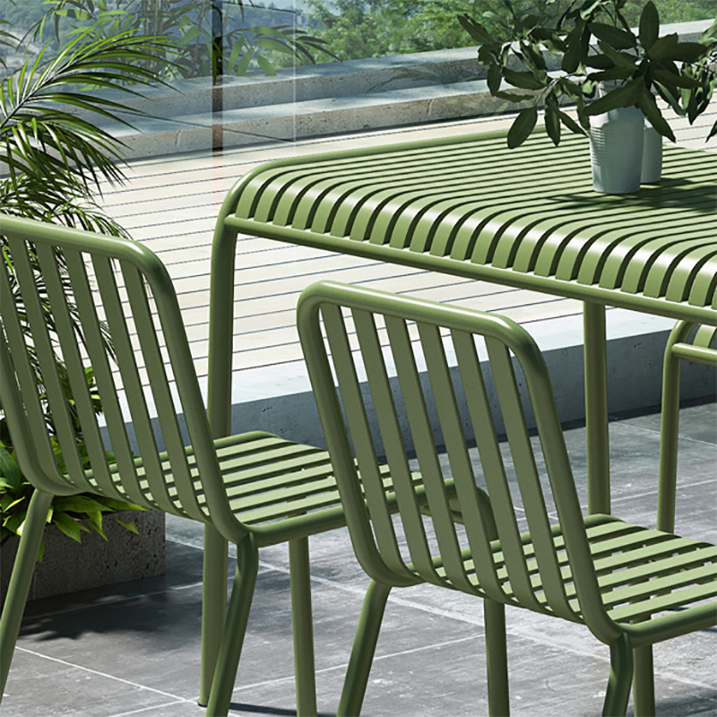 Iron Outdoor Counter Stools Industrial Low Back Bar Stools with Square Seat
