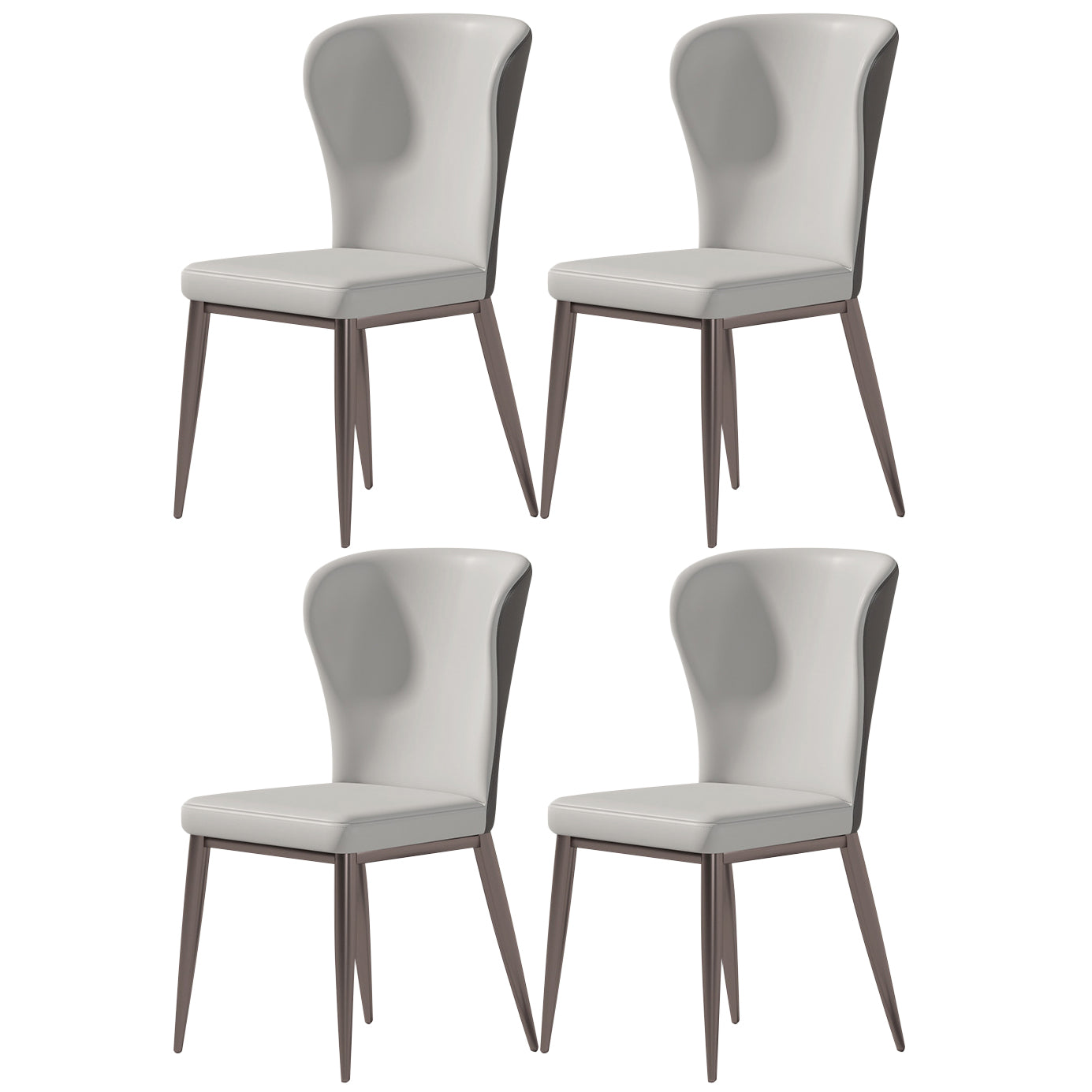 Nordic Style 1/4/5/7 Pieces Dining Set Sintered Stone Dining Table Set with Metal Legs