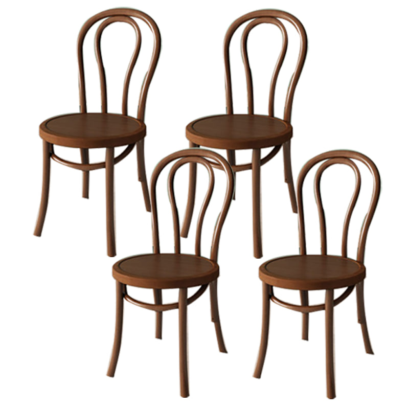 1/4/5/7 Pieces Dining Room Set Traditional Natural 4 Legs Table with Windsor Chairs