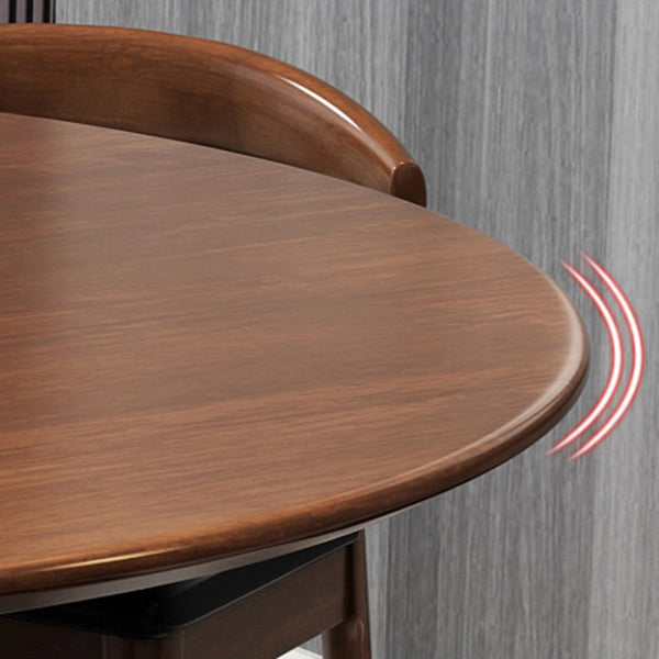 Wood Round Pedestal Dining Table Modern Dining Room Kitchen Home Furniture