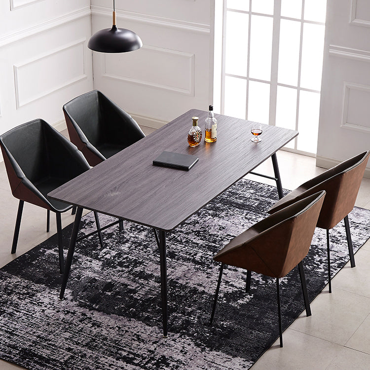 Sillas de estilo moderno sillón de comedor con patas de metal para cocina