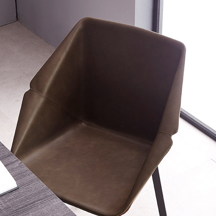 Sillas de estilo moderno sillón de comedor con patas de metal para cocina