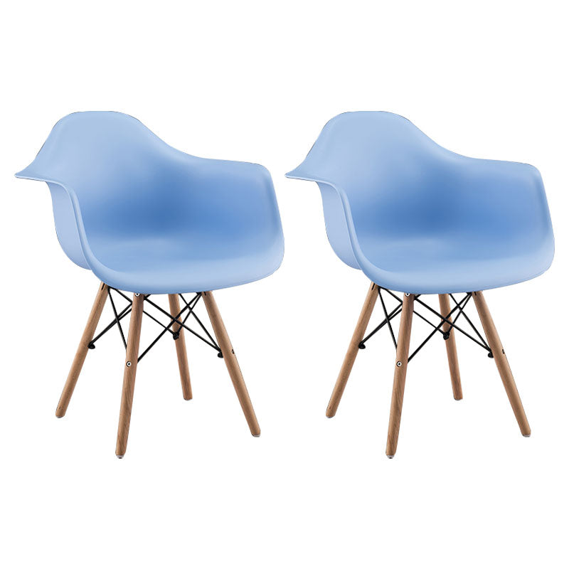 Sedie moderne sedie da pranzo con gambe in legno per cucina