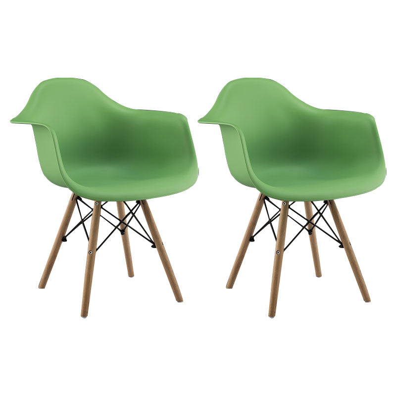 Sedie moderne sedie da pranzo con gambe in legno per cucina