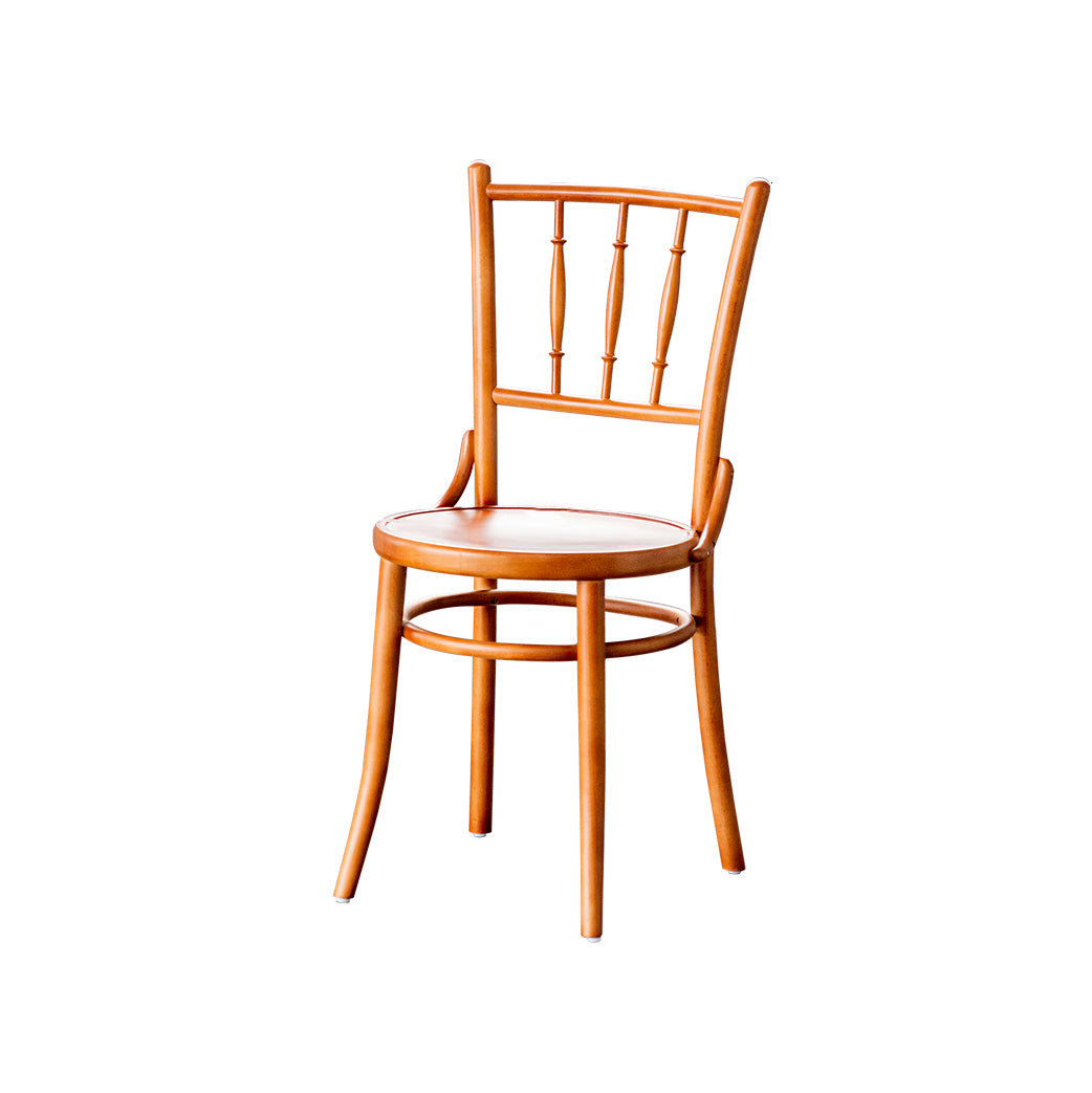 Silla tradicional de comedor sillas sin brazos con patas de madera para cocina