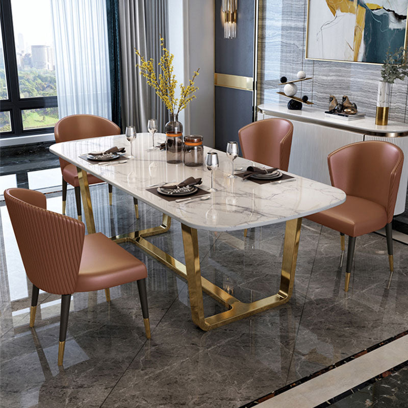 Silla de comedor tapizada con acabado mate moderno del lado del Wingback del hotel