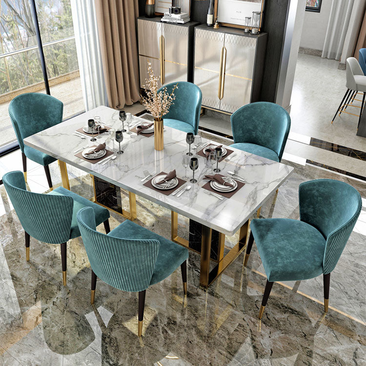 Silla de comedor tapizada con acabado mate moderno del lado del Wingback del hotel