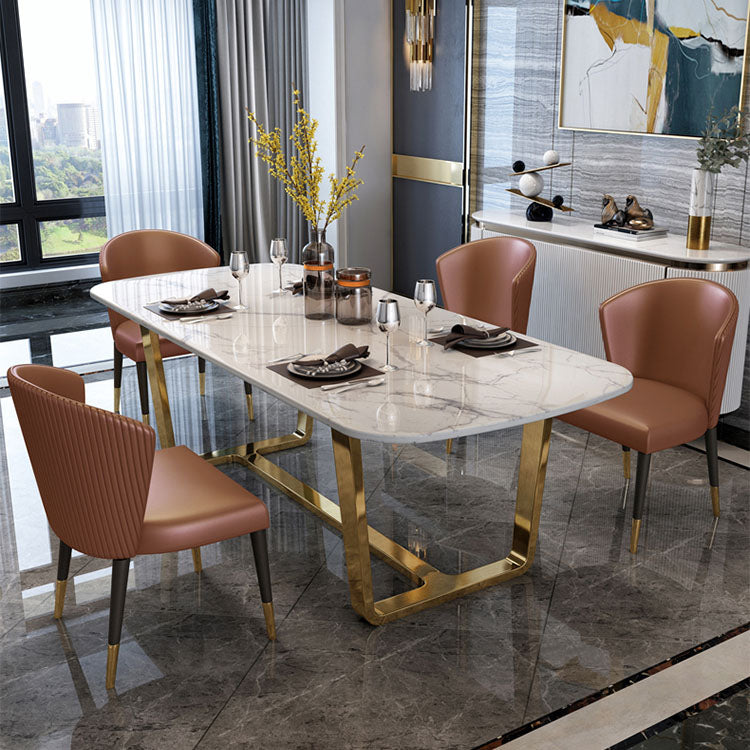 Silla de comedor tapizada con acabado mate moderno del lado del Wingback del hotel